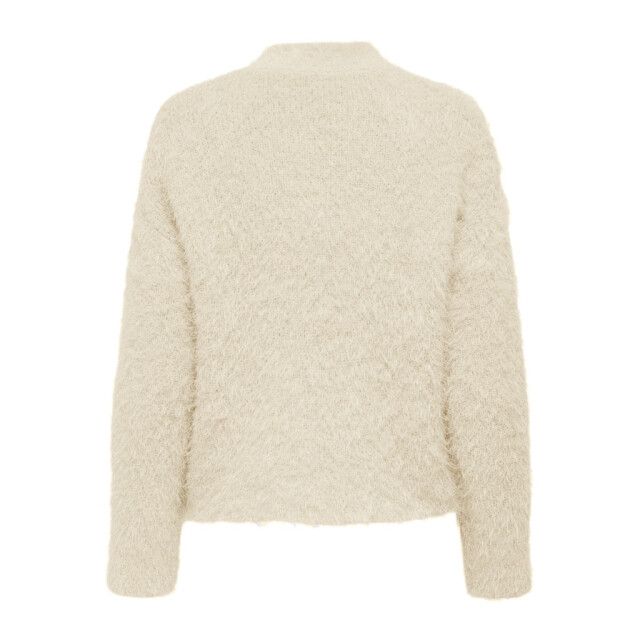 Only Onllulu ls rib highneck cc knt off-white 4219.02.0013 large
