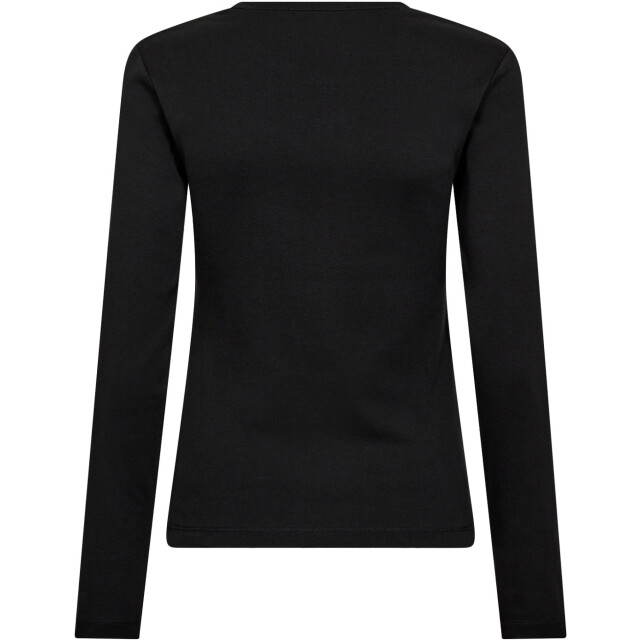 Co'Couture Grannycc embroideryt ls tee black 33180-96 large