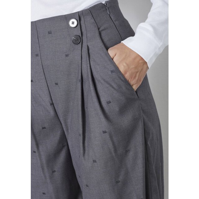 Co'Couture Sagacc pleat ll pant mid grey 31567-139 large