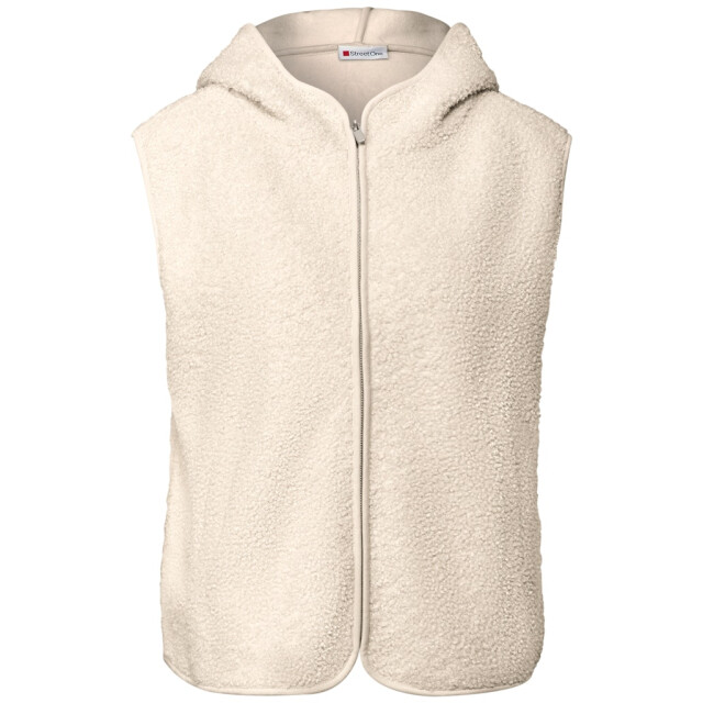 Street One a323900 ltd qr teddy vest w.hoody A323900 large