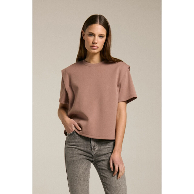 Homage to Denim H-cw25m05 top with shoulder detail H-CW25M05 Top With Shoulder Detail large