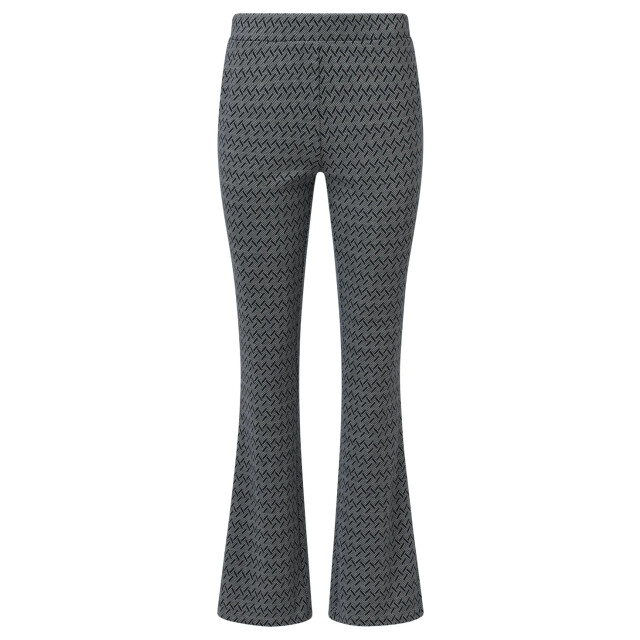 Smashed Lemon Navy en witte geometrische broek | 25640-009-XS large