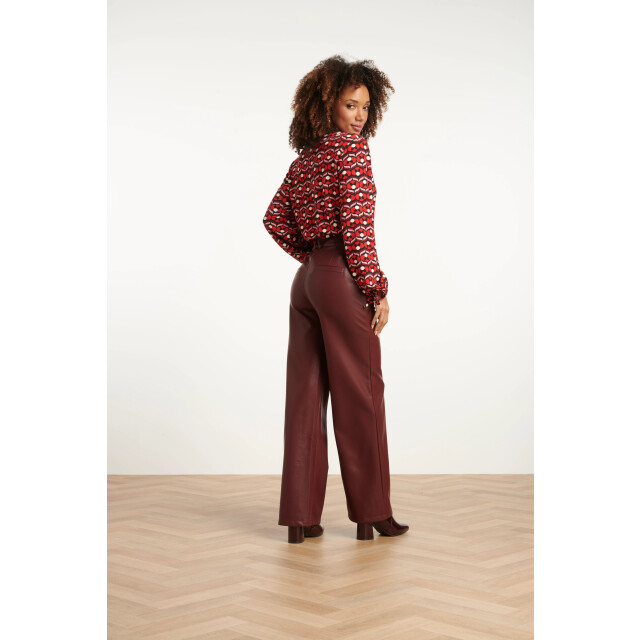 Smashed Lemon Damespu wijde broek | 25645-470-3XL large