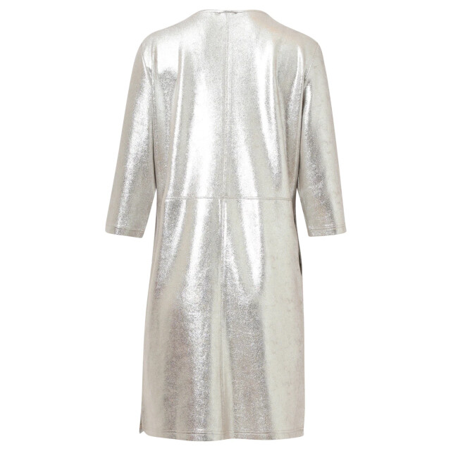 Smashed Lemon Dameslosvallende metallic jurk | 25601-020-S large