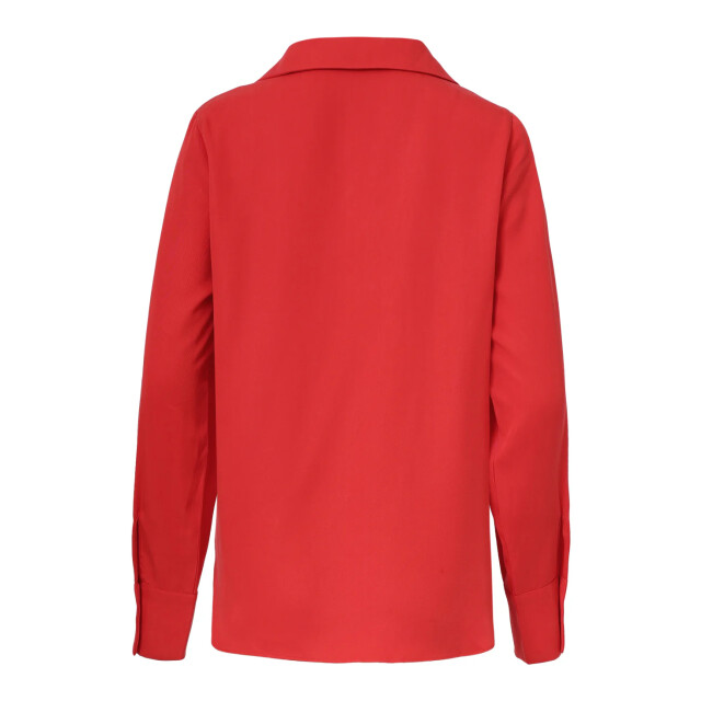 Smashed Lemon Doorknoopshirt met v hals & kraag | 25613-450-XS large