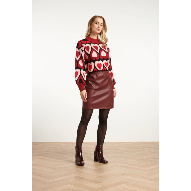 Smashed Lemon Damespu getailleerde rok | 25646-470-XS large