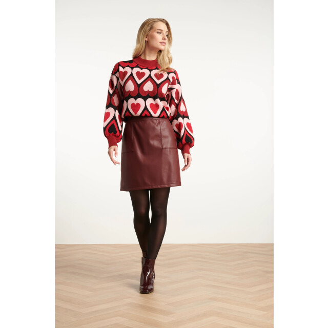 Smashed Lemon Damespu getailleerde rok | 25646-470-XS large