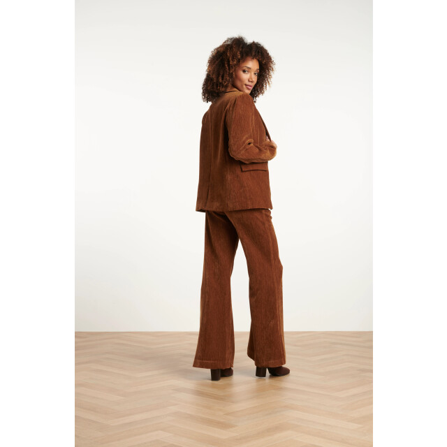 Smashed Lemon Retro chic bruine blazer | 25649-775-4XL large