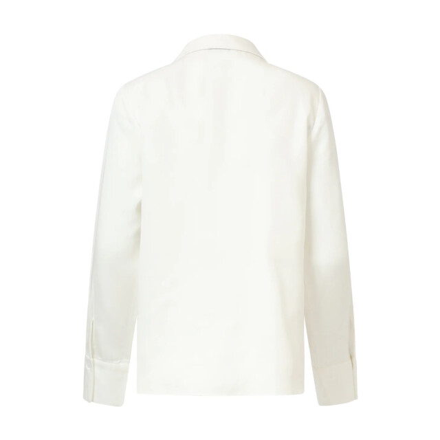 Smashed Lemon Doorknoopshirt met v hals & kraag | 25613-010-XS large
