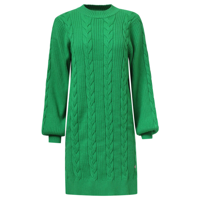 Smashed Lemon Damesgestructureerd gebreide jurk | 25507-530-3XL large
