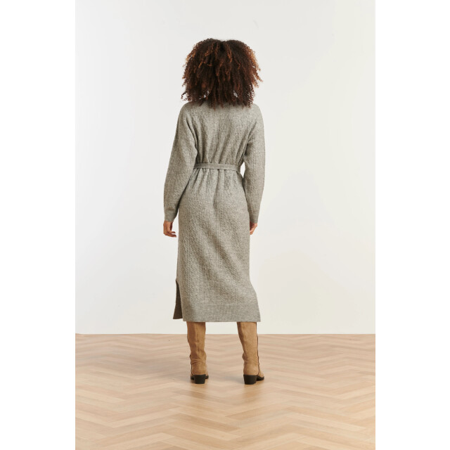 Smashed Lemon Damesgebreide maxi jurk | 25510-925-XS large
