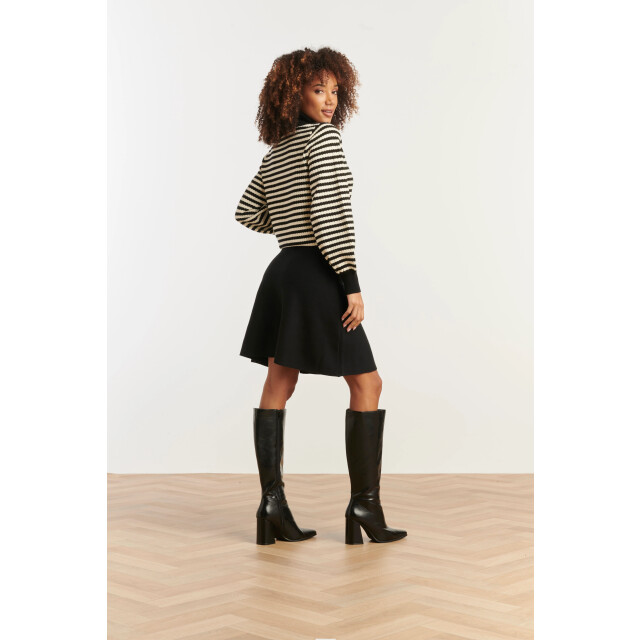 Smashed Lemon Damesgeknoopt gebreide rok | 25506-999-4XL large