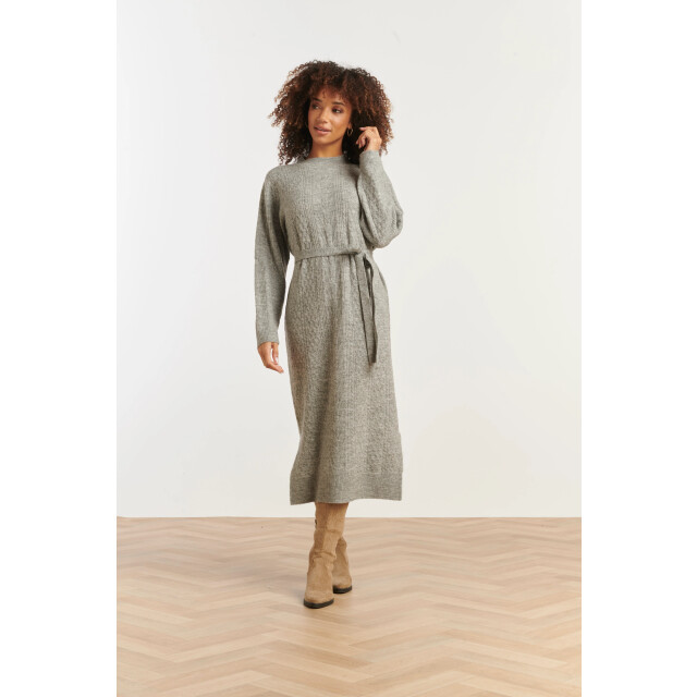 Smashed Lemon Damesgebreide maxi jurk | 25510-925-XS large
