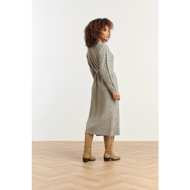 Smashed Lemon Damesgebreide maxi jurk | 25510-925-XS large