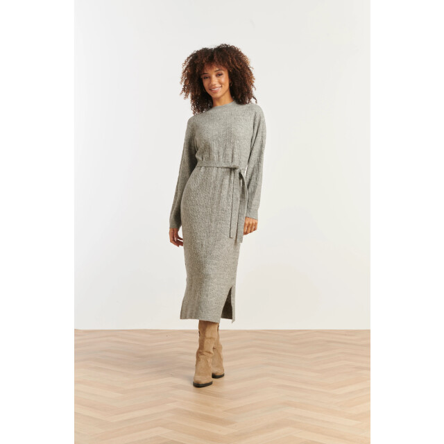 Smashed Lemon Damesgebreide maxi jurk | 25510-925-XS large