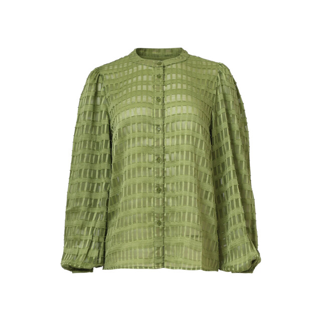Smashed Lemon Damesblouse met structuur | 25697-550-S large