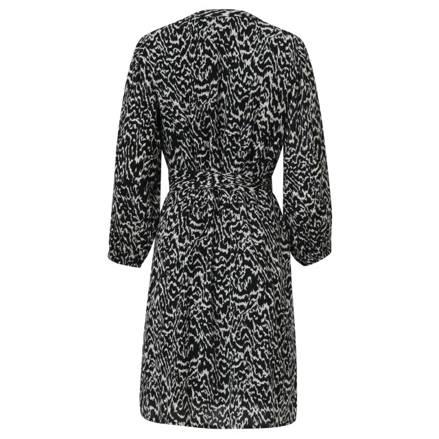 Smashed Lemon Elegante zwart en wit abstracte jurk | 25712-010-999 large