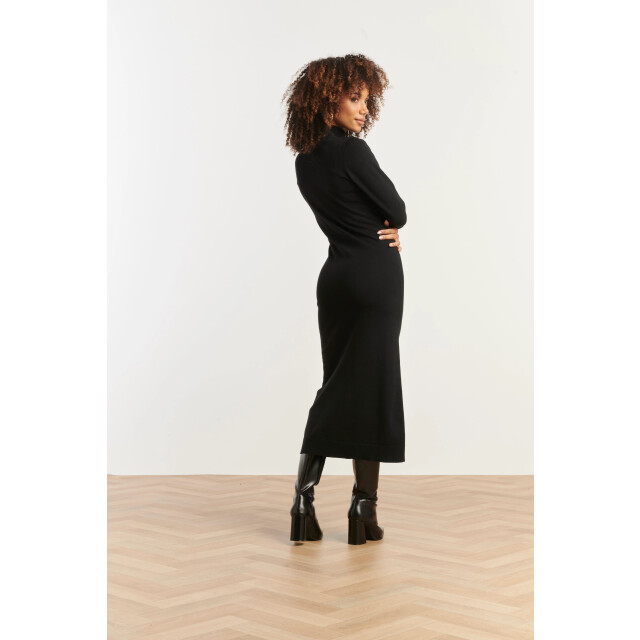 Smashed Lemon Damesgebreide jurk met lurex | 25503-999-4XL large