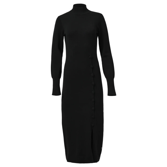 Smashed Lemon Damesgebreide jurk met lurex | 25503-999-4XL large