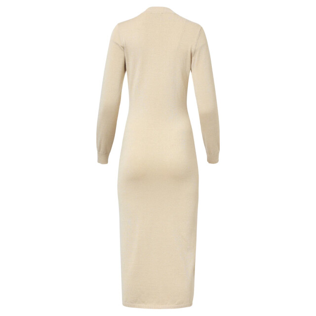 Smashed Lemon Damesgebreide jurk met lurex | 25503-720-4XL large