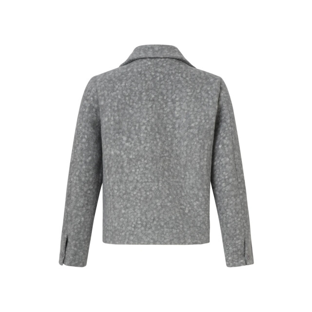 Smashed Lemon Bouclé jas met kraag | 25552-925-3XL large