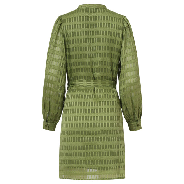 Smashed Lemon Dameskorte jurk met structuur | 25698-550-S large