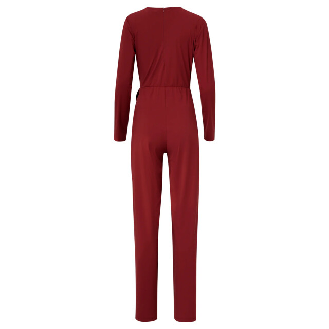 Smashed Lemon Jumpsuit met ronde hals in travelkwaliteit | 25667-470-XS large
