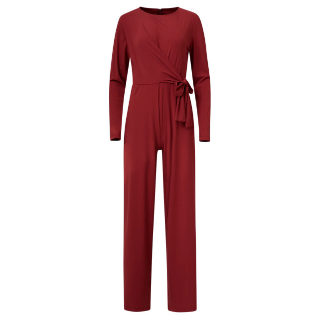 Smashed Lemon Jumpsuit met ronde hals in travelkwaliteit | 25667-470-XS large
