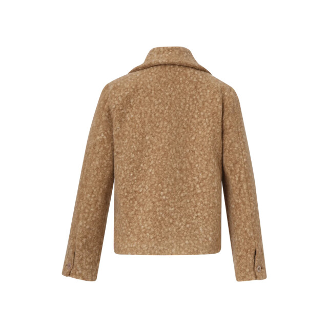 Smashed Lemon Bouclé jas met kraag | 25552-735-4XL large