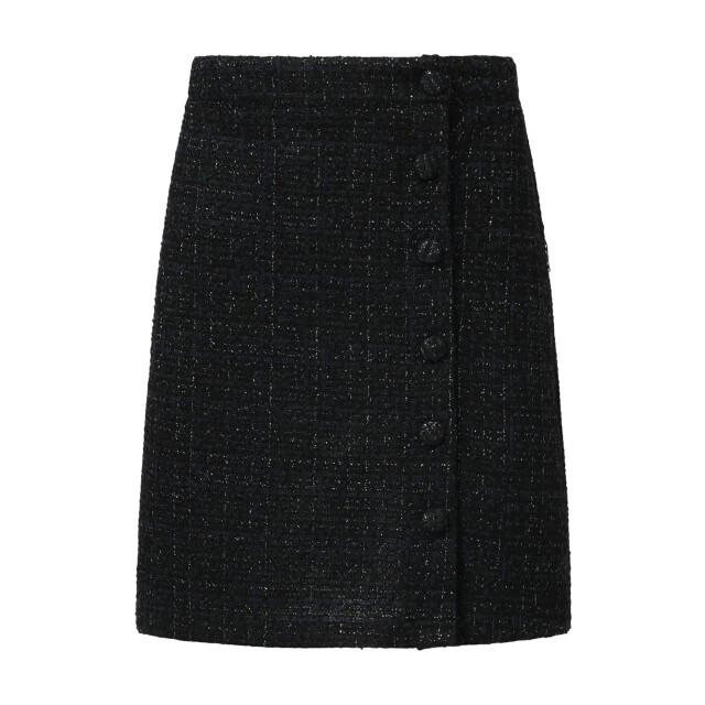 Smashed Lemon Uitlopende damesrok met ruittextuur in | 25602-675-4XL large