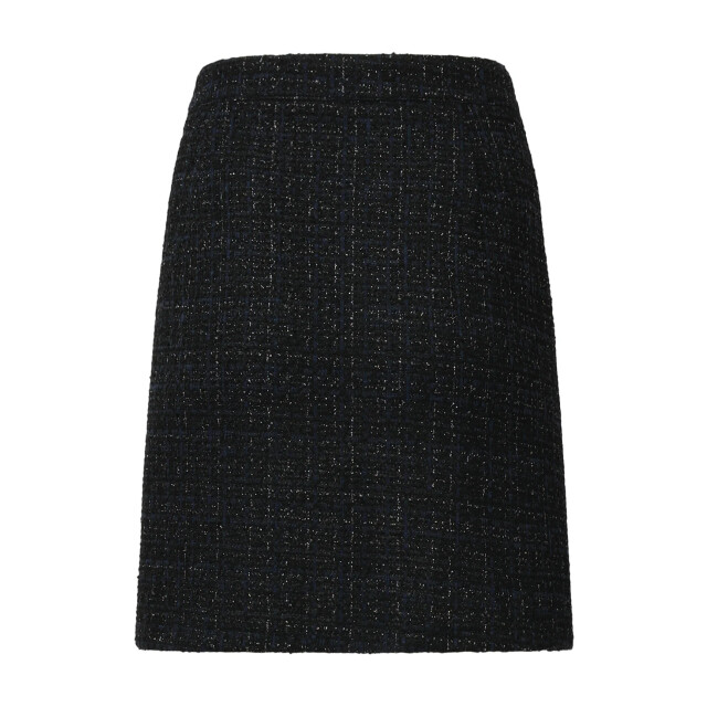 Smashed Lemon Uitlopende damesrok met ruittextuur in | 25602-675-4XL large