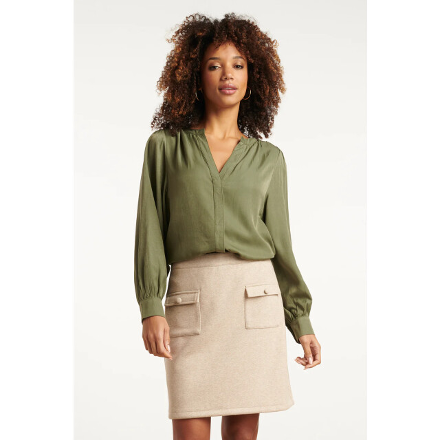 Smashed Lemon Dameslosvallende korte top | 25611-550-XS large