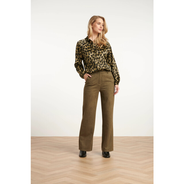 Smashed Lemon Damessuède broek | 25616-550-XXL large