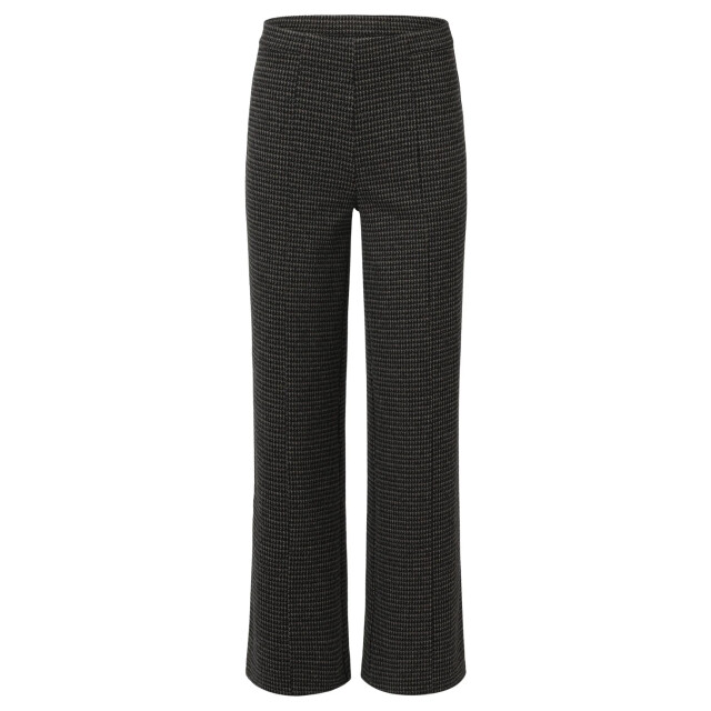 Smashed Lemon Zwart en zand houndstooth broek | 25639-999-720 large