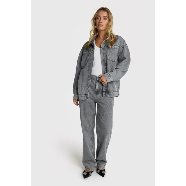 Alix The Label 2507405180 ldamaged bull jacket 2507405180 lDamaged bull jacket large