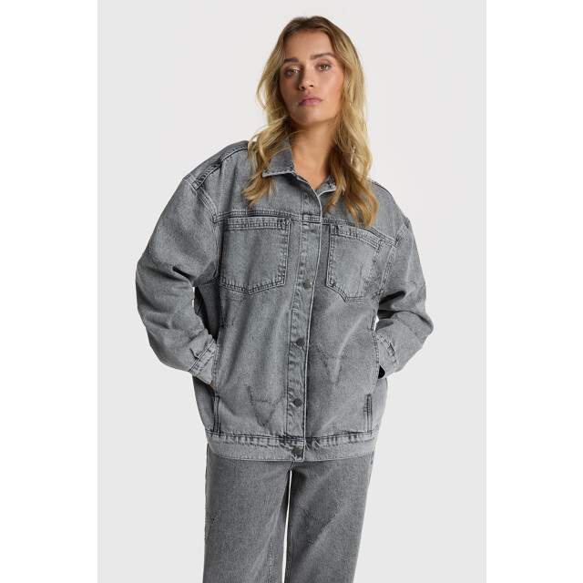 Alix The Label 2507405180 ldamaged bull jacket 2507405180 lDamaged bull jacket large