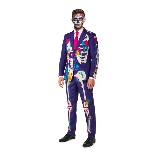 Suitmeister Sugar skull purple OBAS-1047 large