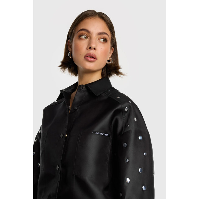Alix The Label 2508958387 studs cropped blouse 2508958387 studs cropped blouse large