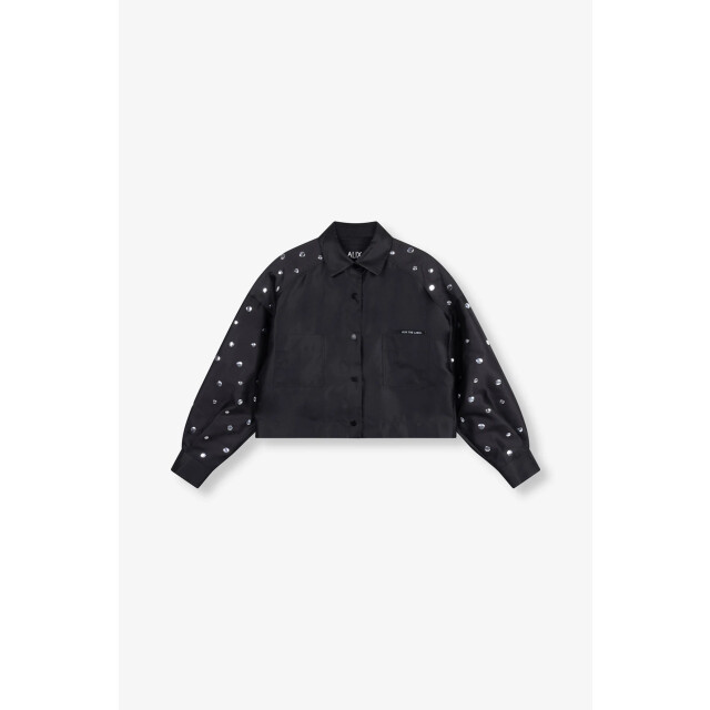 Alix The Label 2508958387 studs cropped blouse 2508958387 studs cropped blouse large