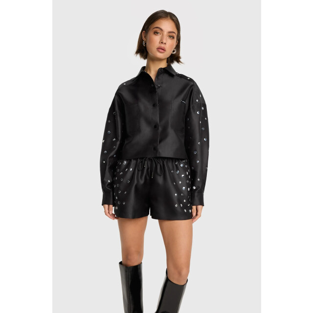Alix The Label 2508958387 studs cropped blouse 2508958387 studs cropped blouse large