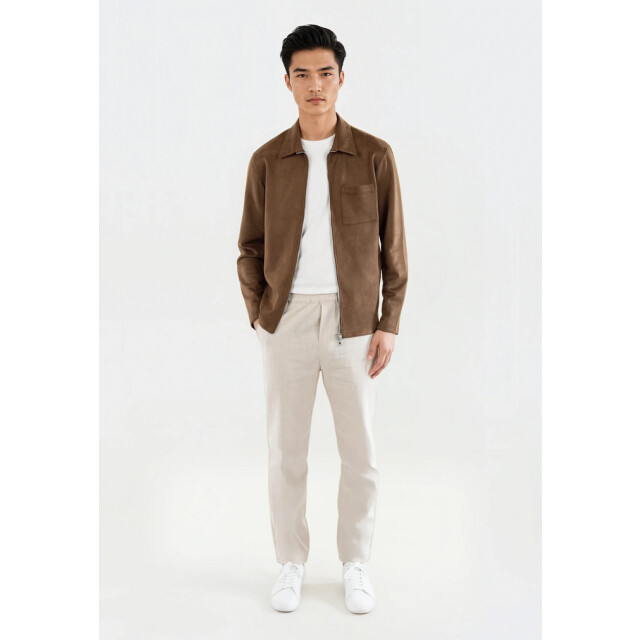 Ciszere Neo vegan suede overshirt 2.0 30038-064-04 mocha brown 30038-064-04 large