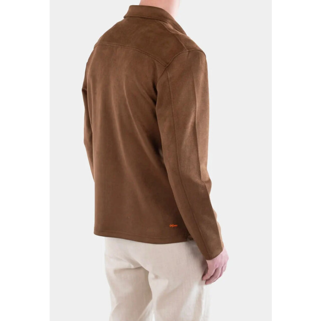 Ciszere Neo vegan suede overshirt 2.0 30038-064-04 mocha brown 30038-064-04 large