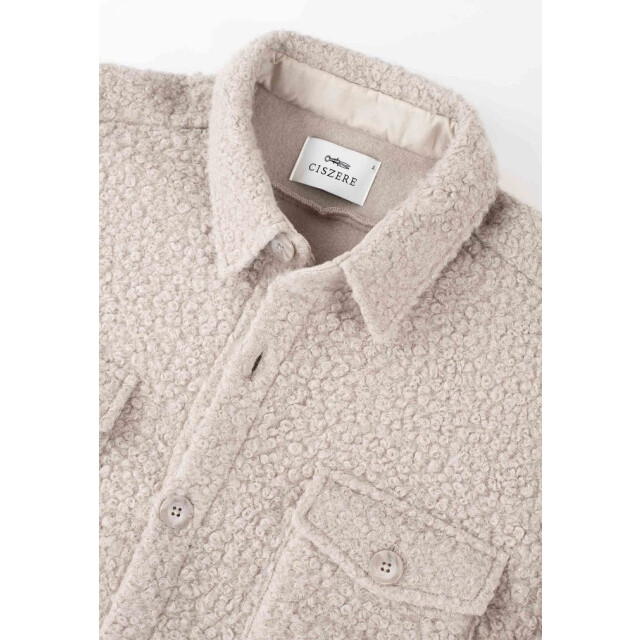 Ciszere Dani boucle overshirt-30036-052-06-beige 30036-052-06 large