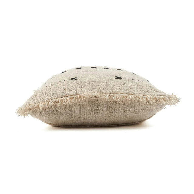 Bazar Bizar The french kiss cushion cover natural black BARI011NB-50x50 large