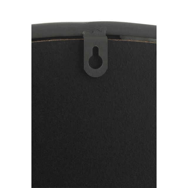 J-Line Mirror round matt black large 25574 large