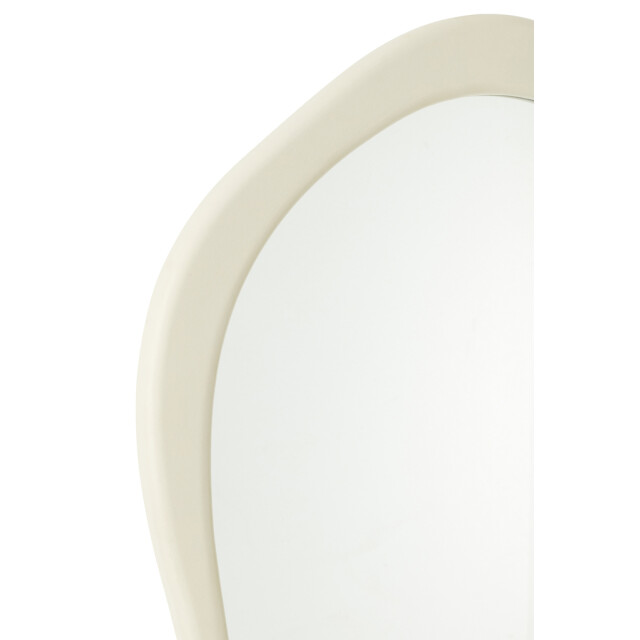 J-Line Wall mirror moderna mdf/mirror white large 50802 large