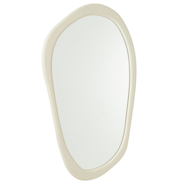 J-Line Wall mirror moderna mdf/mirror white large 50802 large