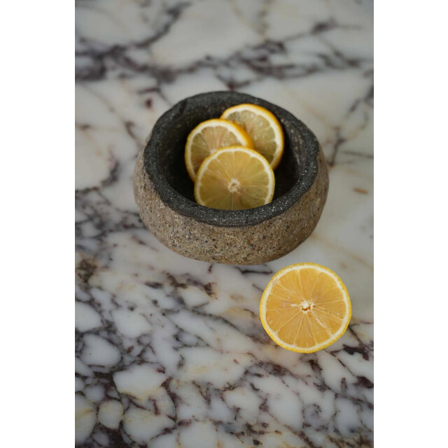 Bazar Bizar The river stone bowl black m JABATU002B-M large