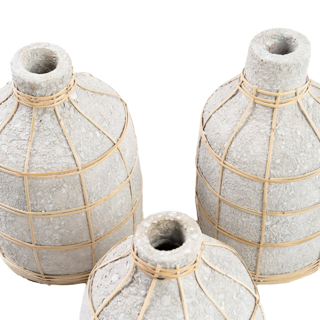 Bazar Bizar The whoopy vase concrete natural l JABR090ConN-L large