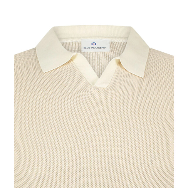 Blue Industry De knitted v-hals polo | KBIS25-M32 large
